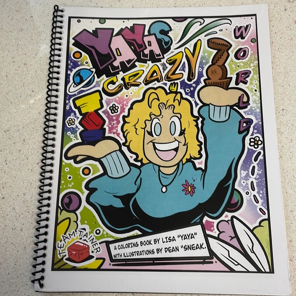 Yayas Crazyworld Coloring Book